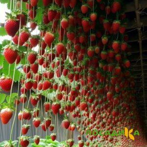 Клубника ампельная Анастасия купить по цене от 370р. в интернет-магазине «Посадика» с доставкой почтой в в Мегионе и по всей России – [изображение №1].